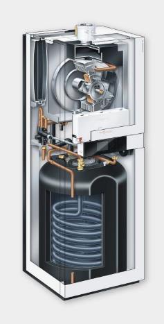 Productie van SWW Verwarmingsketel Technisch gesproken kunnen alle verwarmingsketels warm water produceren via een opslagvat of een plaatwarmtewisselaar, al dan niet geïntegreerd in de ketel.