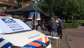 Eerste BuurTent in Laren goed bezocht Op donderdag 23 juni konden bewoners uit de buurt rond Plein 1945 terecht in een BuurTent op het plein.