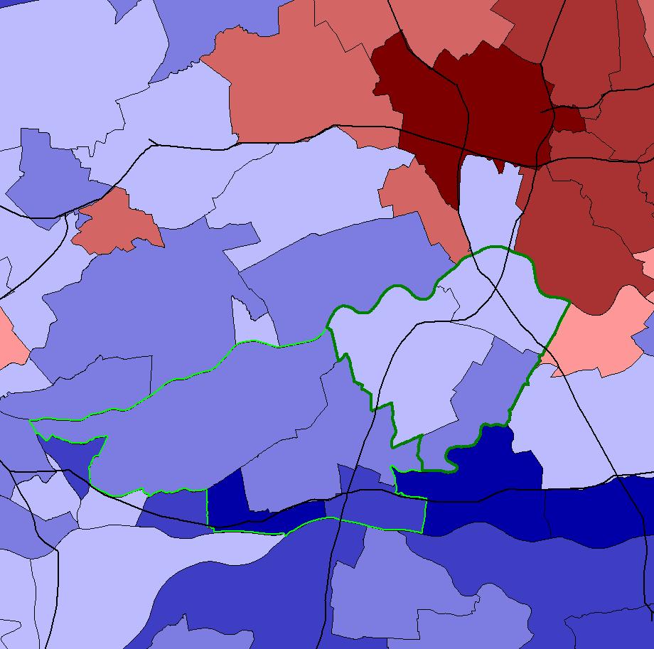 Figuur 3.23 Opleidingsindex Zeer hoog Zeer laag Van alle gemeenten in Nederland resulteert voor Oegstgeest de hoogste opleidingsindex en voor Urk de laagste opleidingsindex.