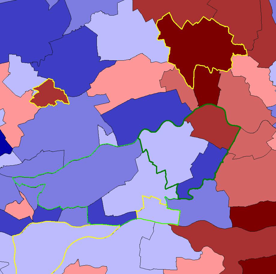 inwoners van Zederik, vormt dit een grotere bedreiging dan voor de inwoners van de gemeente Vianen, gezien de aanzienlijke verschillen in het aandeel van het aantal MBO ers op niveau 2/3 in de totale