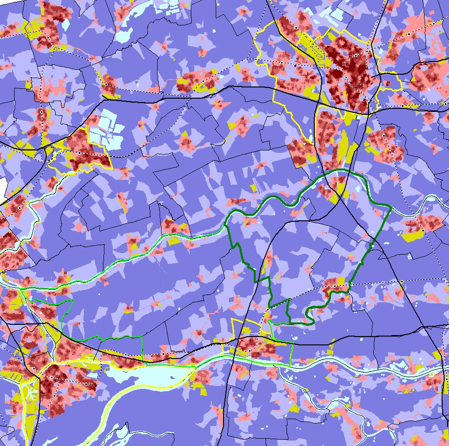 Met name in oostelijke semi-stedelijke zone wonen relatief veel niet-westerse allochtonen.