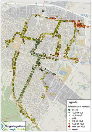 8.11.2 Onderzoek invloed aanpassing Rondweg-Oost op de leefbaarheid De Rondweg-Oost in Veenendaal kan het verkeer niet meer goed verwerken en daarom onderzoekt de provincie Utrecht diverse varianten