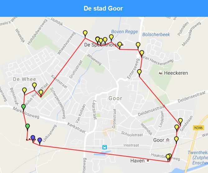 - Twee gemeentegrenspalen Markelo-Goor bij Herikeweg 7 in