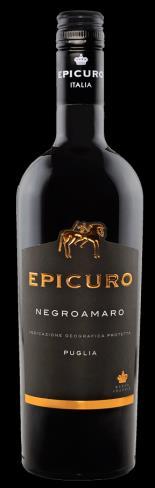 WIJN VAN DE MAAND EPICURO Puglia, de hak van de Italiaanse laars, stond van oudsher bekend als een regio waar enorme volumes aan wijn werden geproduceerd. Vandaar de naam 'wijnkelder van Europa'.