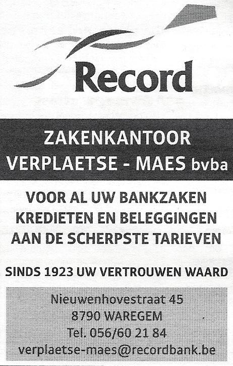 Tweedehandsbeurs 2018 Op zaterdag 6 oktober 2018 organiseert Gezinsbond Waregem haar 22ste tweedehandsbeurs van 13 u tot 17 u in het OC-Nieuwenhove in de Kerkhofstraat 30, 8790 Waregem.