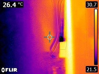De radiatoren hebben een redelijk mooie gelijkmatige warmteafgifte richting de