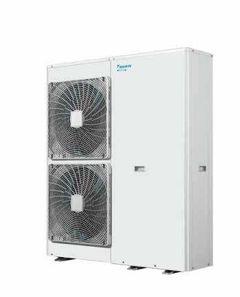 Het Daikin Altherma monobloc-assortiment van 11-16 kw 0,5 m 3* A ++ 55 C Monobloc