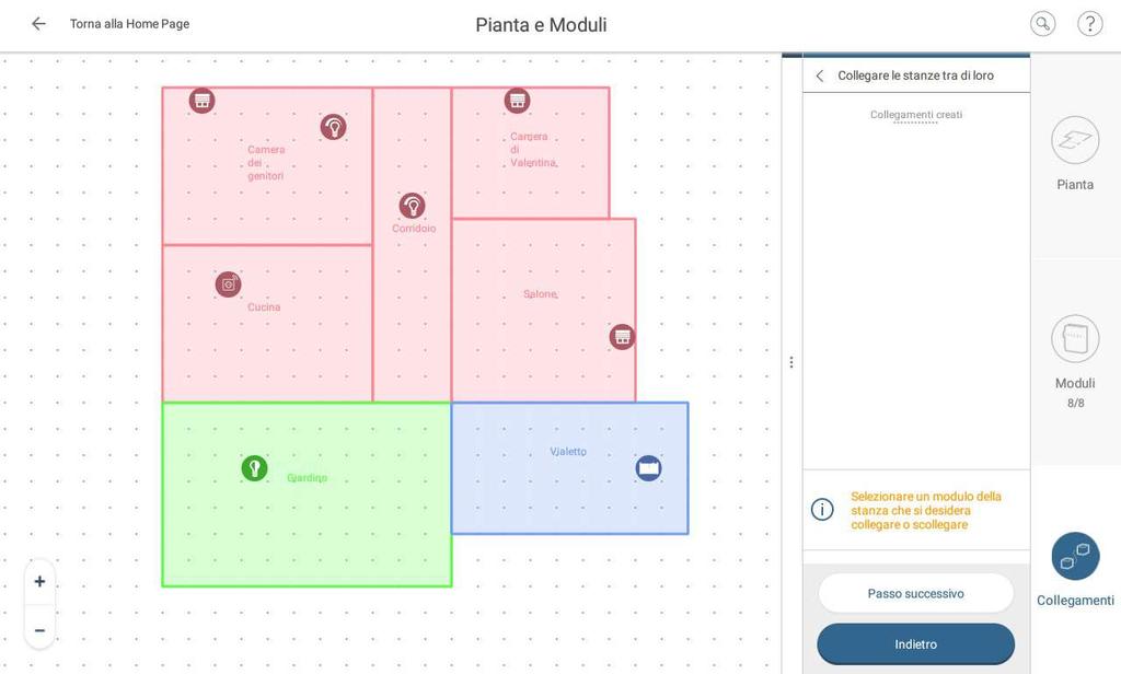 Selecteer een module in