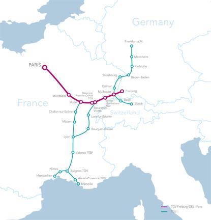 treinen per dag Brussel - Straatsburg 3u3 2 treinen