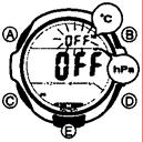 2872-10 Tegelijkertijd knippert de indicatie van het magnetische noorden op de 12-uur positie om te laten zien dat het horloge klaar is voor de kalibratie van de eerste richting. 3.
