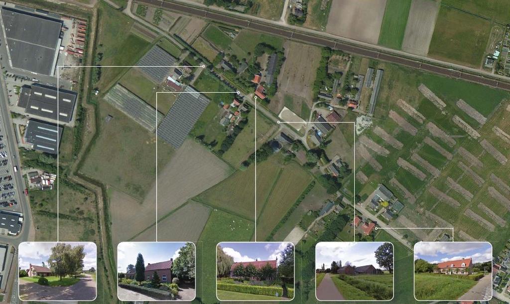 6 voor de typering van de bebouwing in de directe omgeving. Figuur 1.4: bestaande wilgen langs de Baarschotsestraat 1.