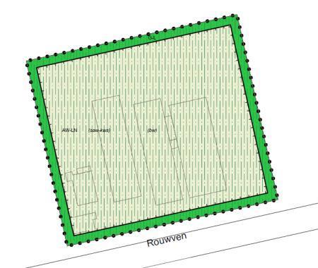 21. Landschappelijk inpassingsplan, Rouwven 4, Wintelre 5 meter brede beplantingsstrook om het bouwblok: Deze beplantingstrook zorgt niet alleen voor een meerwaarde ten behoeve van landschappelijke