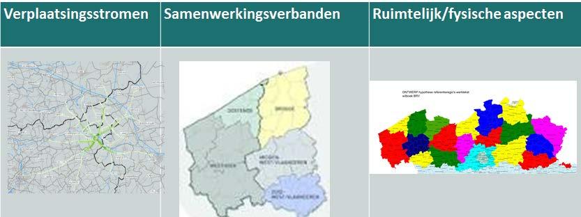 naar basisbereikbaarheid vervoerregio Groep van (delen van) gemeenten Samenhangend geheel met