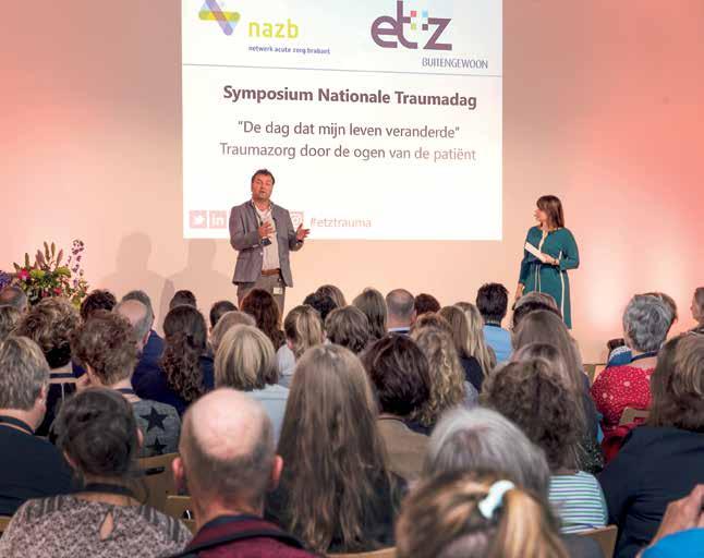 12 13 Op zaterdag 23 september organiseerden het Elisabeth-TweeSteden Ziekenhuis en NAZB de vierde editie van de Nationale Traumadag, die bestond uit een symposium en een publieksdag.