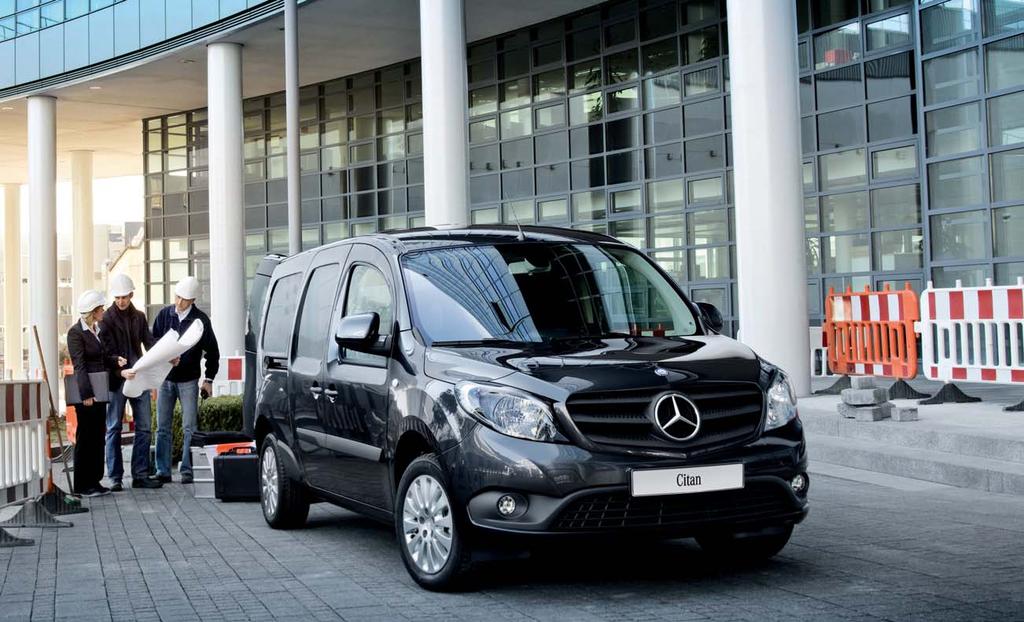 De nieuwe Citan. Compacte klasse van Mercedes-Benz. Als perfecte aanvulling op het brede leveringsprogramma voor bestelwagens introduceert Mercedes-Benz de nieuwe Citan.