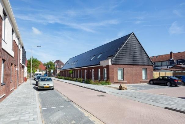 34 NOM-woningen aan de Siemensstraat te Leerdam.