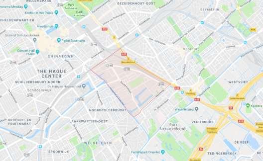 2 Locatieanalyse Ten zuidoosten van het centrum van Den Haag bevindt zich de Binckhorst (figuur 2.1). Dit voormalige industriële gebied, dat langs de A12 grenst is gelegen, is in beweging.