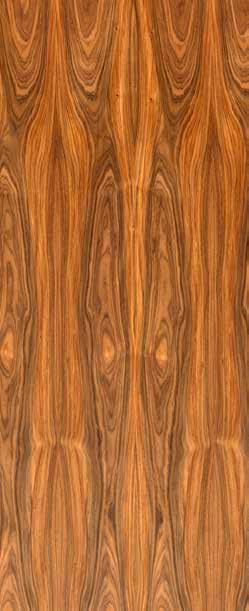 PALISSANDER SANTOS Santos is een van de vele soorten palissander, deze exclusieve houtsoort wordt gekenmerkt door een onregelmatige tekening.