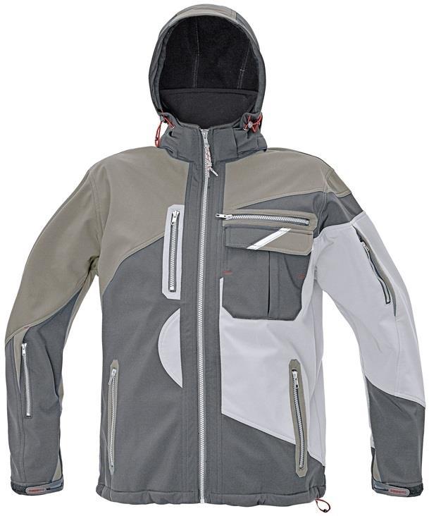 Softshell jas ASSENT SYMMONS Gemaakt van 100% polyester 75D, stretchmateriaal, TPU Membraam. Waterbestendigheid 8000mm. Dampdoorlaatbaarheid 5000g/m²/24h. Softshell jas met afneembare capuchon.