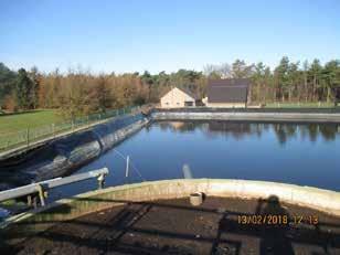 een glastuinbouwbedrijf overtollige drainwater (= water met