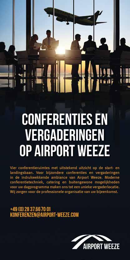 Service + Contact > Kontakte Airport Weeze Flughafen-Ring 1, 47652 Weeze Luchthaveninformatie: Tel. +49 (0) 2837-666111 www.airport-weeze.de terminalinfo@airport-weeze.