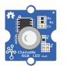 3 Verbind het witte ledlampje (kleiner dan het RGB ledlampje) met poort D2 van het Arduino Shield.