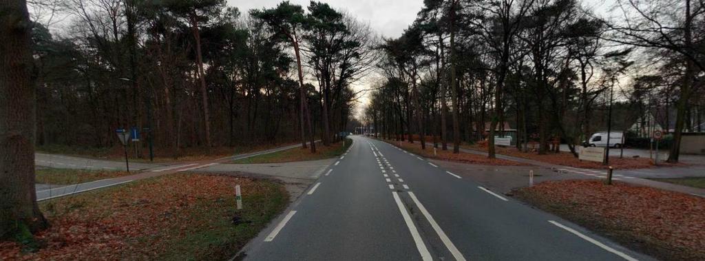 Kruising N631 met Sportparkweg Voor de kruising met de Sportparkweg wordt naast de 0-variant een variant uitgewerkt met een linksaf voorsorteervak op de N631 richting