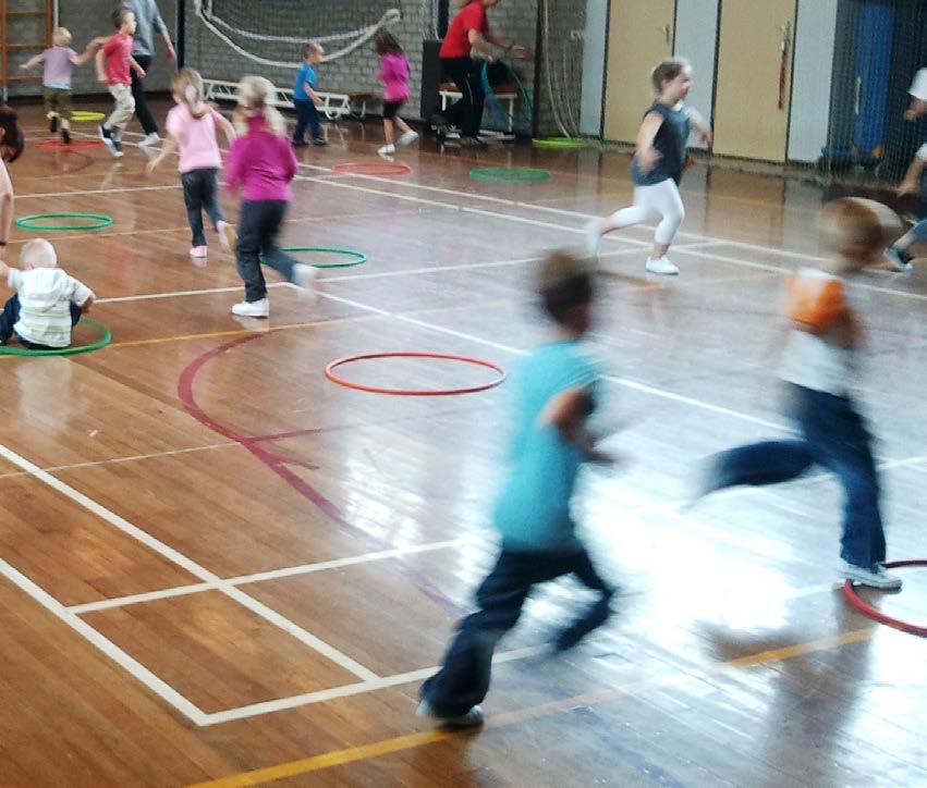 Programma Maastricht Sport BEWEEGKRIEBELS Op een leuke, speelse en uitdagende manier bewegen de kinderen in de leeftijd tussen 3 en 6 jaar in een sport- en beweegles.