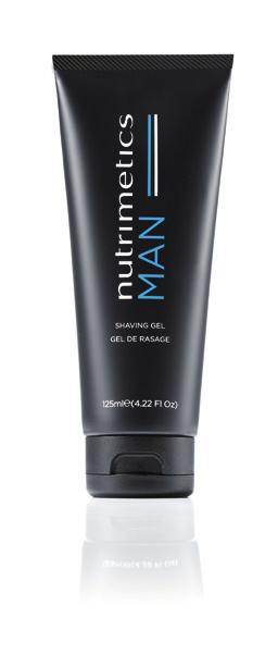 Normaal 41,95 35,50 Nutrimetics Man Shaving Gel 125 ml (10873) Een zachte gel die meteen beschermt en verzorgt tijdens het scheren, voor een zachte en soepele huid en het