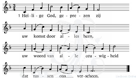 Slotlied (staande) Praise to the Holiest in the height John Henry Newman NLB 870:1, 2, 6, 7, 8 (1801-1890) 2.
