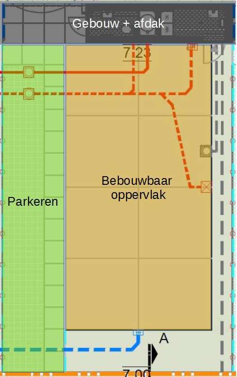 Bij en na verhuis: bouwvoorschriften Plaatsing van de wagen: principes 1 woonwagen per perceel Enkel op voorziene verharding 7 m X 13 m