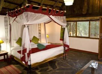 Kafue centraal Kaingu Safari Lodge Kaingu Safari Lodge is gesitueerd op de oever van de Kafue Rivier en beschikt over 6