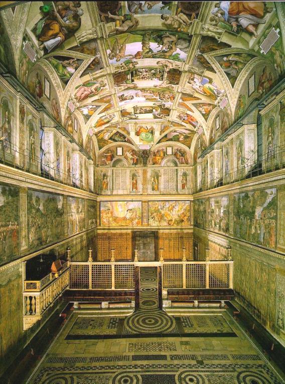 Sixtijnse Kapel De Sixtijnse kapel is vernoemd naar Paus Sixtus IV, die tussen 1475 en 1480 opdracht gaf tot de bouw van de kapel.