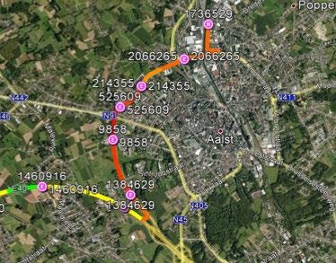 reistijden te berekenen Stap 3 Routes geaggregeerd