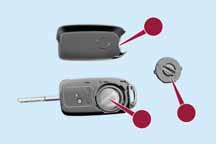 Portieren en slot van bagageruimte vergrendelen Druk kort op de knop " FIAT": vergrendeling van de portieren en de bagageruimte en eenmaal knipperen van de richtingaanwijzers (indien beschikbaar).