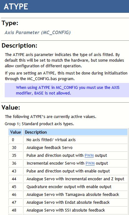 file. De MC4N heeft bijvoorbeeld default de Stepper/Encoder-as van de Flexible Axis Port (SLOT(-1)) op AXIS(0) gedefinieerd maar zodra er servo