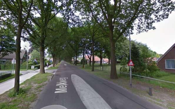 Melkweg & fietspad ernaast Huidige situatie De Melkweg is op dit moment een lange, rechte weg zonder obstakels van Valthe tot aan de rotonde in Klijndijk.