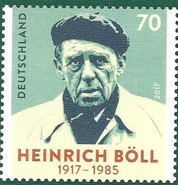 Op diezelfde datum een herdenkingszegel van Nobelprijswinnaar Literatuur Heinrich Böll, ter