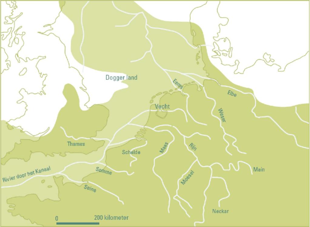 Cultuurhistorische IJsselmeerbiografie Deel 1: Een geschiedenis in vogelvlucht 15 1 Het ontstaan van de Zuiderzee Aardkundige en archeologische schatkamer Op de geologische tijdschaal is de Zuiderzee