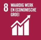 Bouw veerkrachtige infrastructuur, bevorder inclusieve en duurzame industrialisering en stimuleer innovatie. 8.1 economische groei per capita; 8.2 economische productiviteit; 8.