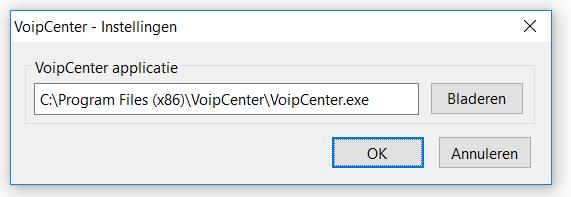 Installeer de VoipCenter Thunderbird Add-on uit de Thunderbird Add-on webstore. Klik op "Voorkeuren" om de Add-on te verwijzen naar de CTI-applicatie.