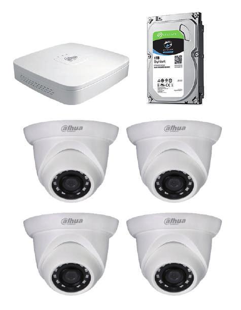 CCTV DAH.KIT 4MP Kit Dahua IP 4MP AGN.