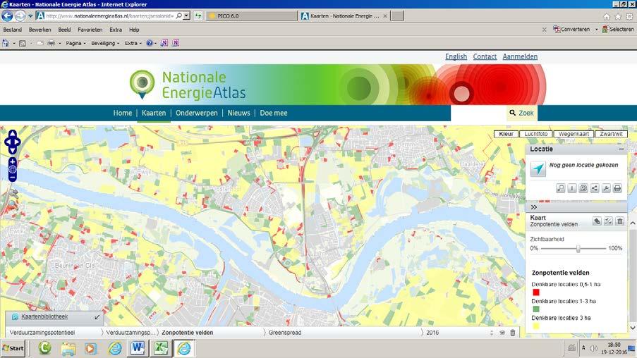 Voorbeeld uitsnede website http://www.nationaleenergieatlas.