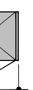 elementen, links of rechts aangeslagen, kunnen tot 25 cm breedte ingekort worden (m.u.v. vervormde deuren). 2-drs.