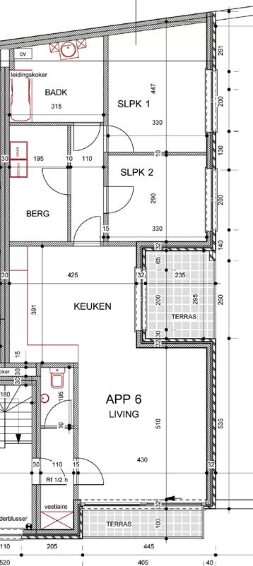 Appartement 6 & 15 Appartement 6 (of 15 op de 2de verdieping) - Residentie De Pauwengraaf: Dit appartement bevindt zich op de