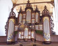 2018 Friese Orgelkrant pagina 3 Het Schnitger/Van Dam-orgel (1711/1898) in de Martinikerk te Sneek. (Foto: Johan Sjoukema, Leeuwarden) Schnitger-orgel een begrip.