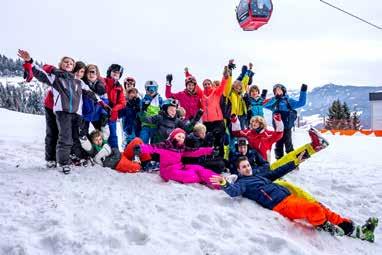 Extra korting van 50 per persoon voor een week in Flaine buiten de schoolvakantie of tijdens de paasvakantie. Elke skigroep (groepslessen) krijgt les bij de plaatselijke skischool.