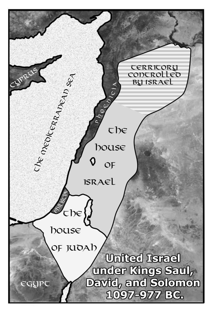Verenigd Israël onder koning Saul, David en Salomo (1097-977 v.chr.