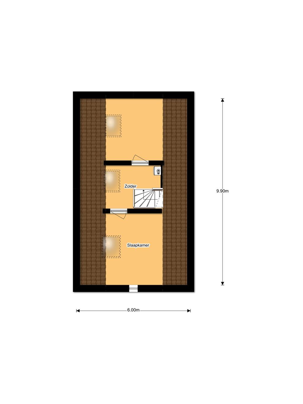 Plattegrond 2e Verdieping