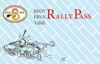 BFOV Rally Pass De BFOV Rally Pass is een verplichte aanvullende verzekering voor ieder die deelneemt aan een door de BFOV goedgekeurde regularityrally (zie kalender Historische rally's op onze